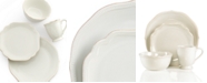Lenox Dinnerware, French Perle Bead White Collection